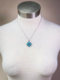 Rio Pendant Fashion Necklace - Aqua - Jewelry - Blue Tortoise - Bronco Western Supply Co.