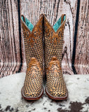 Sand Canyonette Corral Boots - Women's Boots - Corral Boots - Bronco Western Supply Co.