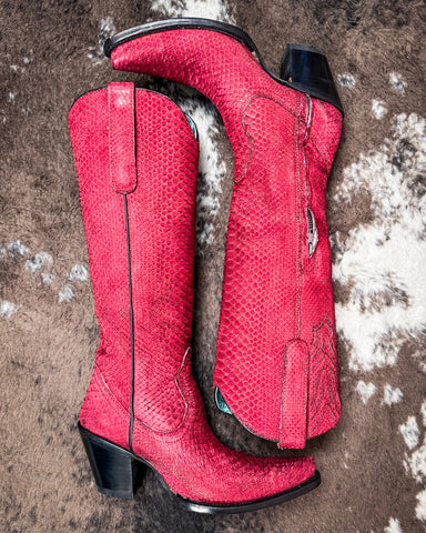Scarlet Viper Corral Boots - Women's Boots - Corral Boots - Bronco Western Supply Co.
