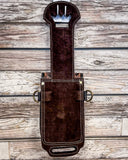 Silver Royal - Leather Rear Cinch/Horn Bag - Leopard - Saddle Bags - Tough 1 - Bronco Western Supply Co.