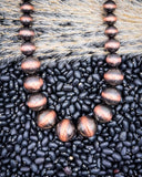 The Laredo Strand Fashion Necklace - Copper - Jewelry - Blue Tortoise - Bronco Western Supply Co.