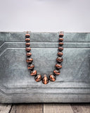 The Laredo Strand Fashion Necklace - Copper - Jewelry - Blue Tortoise - Bronco Western Supply Co.