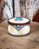 Tough 1 - Cowhide Trinket Box - Gift Items - Tough 1 - Bronco Western Supply Co.