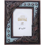 Tough 1 - Leather with Studs Picture Frame - Gift Items - Tough 1 - Bronco Western Supply Co.