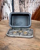 Tough 1 - Turquoise Trinket Box - Gift Items - Tough 1 - Bronco Western Supply Co.