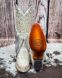 Velorosa in White Fringed Corral Boot - Women's Boots - Corral Boots - Bronco Western Supply Co.