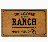 Welcome to Our Ranch Coir Doormat - Home Decor - Carstens - Bronco Western Supply Co.