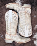White Canyonette Corral Boots - Women's Boots - Corral Boots - Bronco Western Supply Co.