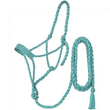 Turquoise Mule Tape Halter with Lead Halters & Leads Tough 1 Bronco Western Supply Co. 