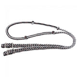 Metallic Cord Knotted Barrel Reins Reins Tough 1 Bronco Western Supply Co. 