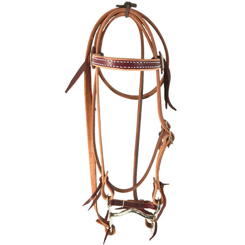 Latigo Pony Bridle Headstalls & Accessories Oxbow Tack Bronco Western Supply Co. 