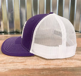 Spur Up Hat - Purple/White Apparel Bronco Western Supply Co. Bronco Western Supply Co. 