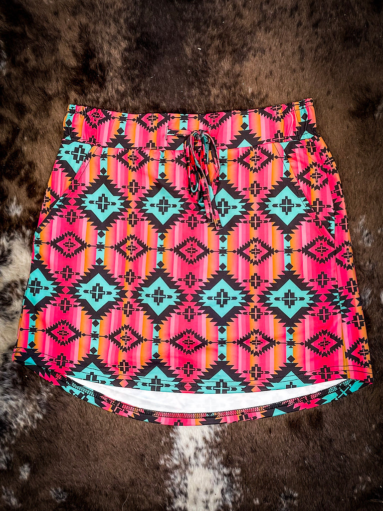 Watermelon Crawl Skort