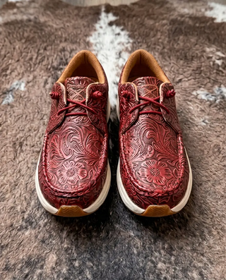 Rio Bloom Feather X Casual Shoes in Rio Red by Twisted X