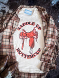 Saddle Up Buttercup Saddle Graphic Tee - Cream