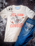 Yee-Haw Skeleton Graphic Tee - Cream