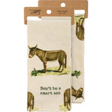 Don't Be A Smart Ass Embroidered Kitchen Towel