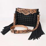 Oak & Embers - Hand Tooled - Crossbody Bag - American Darling - Bronco Western Supply Co.