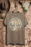 On The Road To Nowhere Graphic Tee - Mocha