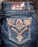 Grace in LA Easy Fit Women's Ranchin' Boot Cut Jeans