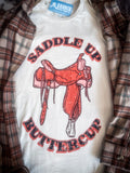 Saddle Up Buttercup Saddle Graphic Tee - Cream