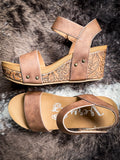 Devon in Tan Wedge by Very G
