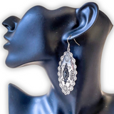 Largo Aztec Dangle Earrings - Black - Western Jewelry - Bronco Western Supply Co.