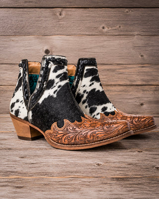 Georgina Hair-On Hide Booties by Myra Bag