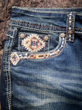 Grace in LA Easy Fit Women's Ranchin' Boot Cut Jeans