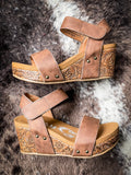 Devon in Tan Wedge by Very G