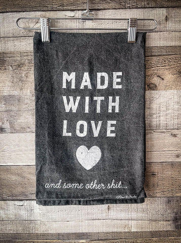 Made With Love Rustic Kitchen Towel