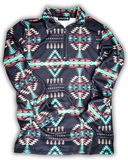 Cabin Fever Pullover shown on white background.