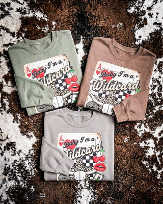 Baby I’m a Wildcard Western Pullover