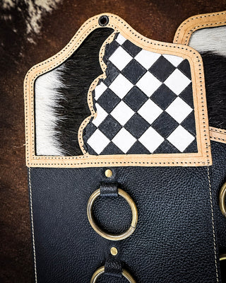 Checkmate Cowhide Wild Rag Scarf Hanger