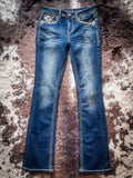 Grace in LA Easy Fit Women's Ranchin' Boot Cut Jeans