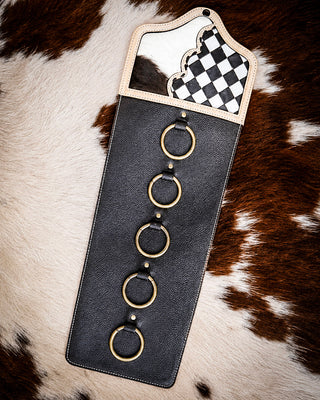 Checkmate Cowhide Wild Rag Scarf Hanger