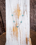 5 Stone Genuine Turquoise Choker Necklace - Jewelry - Sowell Jewelry - Bronco Western Supply Co.