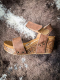 Devon in Tan Wedge by Very G