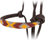 Beaded Nose Rope Halter with 9' Lead Halters & Leads Cashel Company Bronco Western Supply Co. 