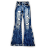 Petra Rodesiler Mid - Rise Stretch Flare Jeans - Apparel - Bronco Western Supply Co.