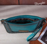 Avril Crossbody/Wristlet by Wrangler - Turquoise