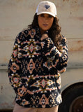 Hooey Ava Ladies Navy Fleece Pullover