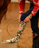 Lucky Leopard Diva Performance Socks