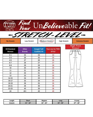 Button Up Dark Trouser Jeans by Cowgirl Tuff