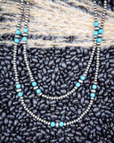 Sage Creek Navajo Style Pearl Fashion Wrap Necklace