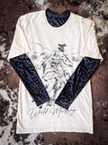 Midnight Panther Mesh Top