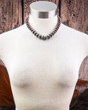 Hot Shot Navajo Style Pearl Fashion Necklace - Copper