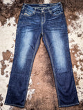 DFMI Dark Flannel Bootcut Jeans