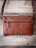 Wrangler Vintage Floral Tooled Collection Crossbody - Brown