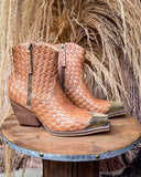 Jim Ankle Bootie in Tan by Very G
